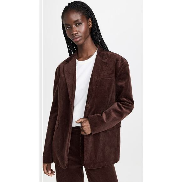 STAUD Trek Corduroy Blazer- Mahogany - Sz Large - Picture 1 of 9